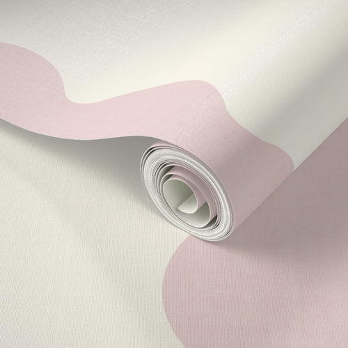 Charming Pink Scallop Striped Girl Nursery Wall Decor