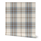 Rustic Boy Nursery Plaid Wallpaper