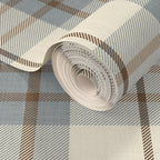 Rustic Boy Nursery Plaid Wallpaper