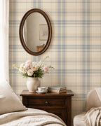 Cozy Cottage tartan Plaid Wallpaper