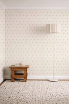 Pink watercolor floral cottage Wallpaper