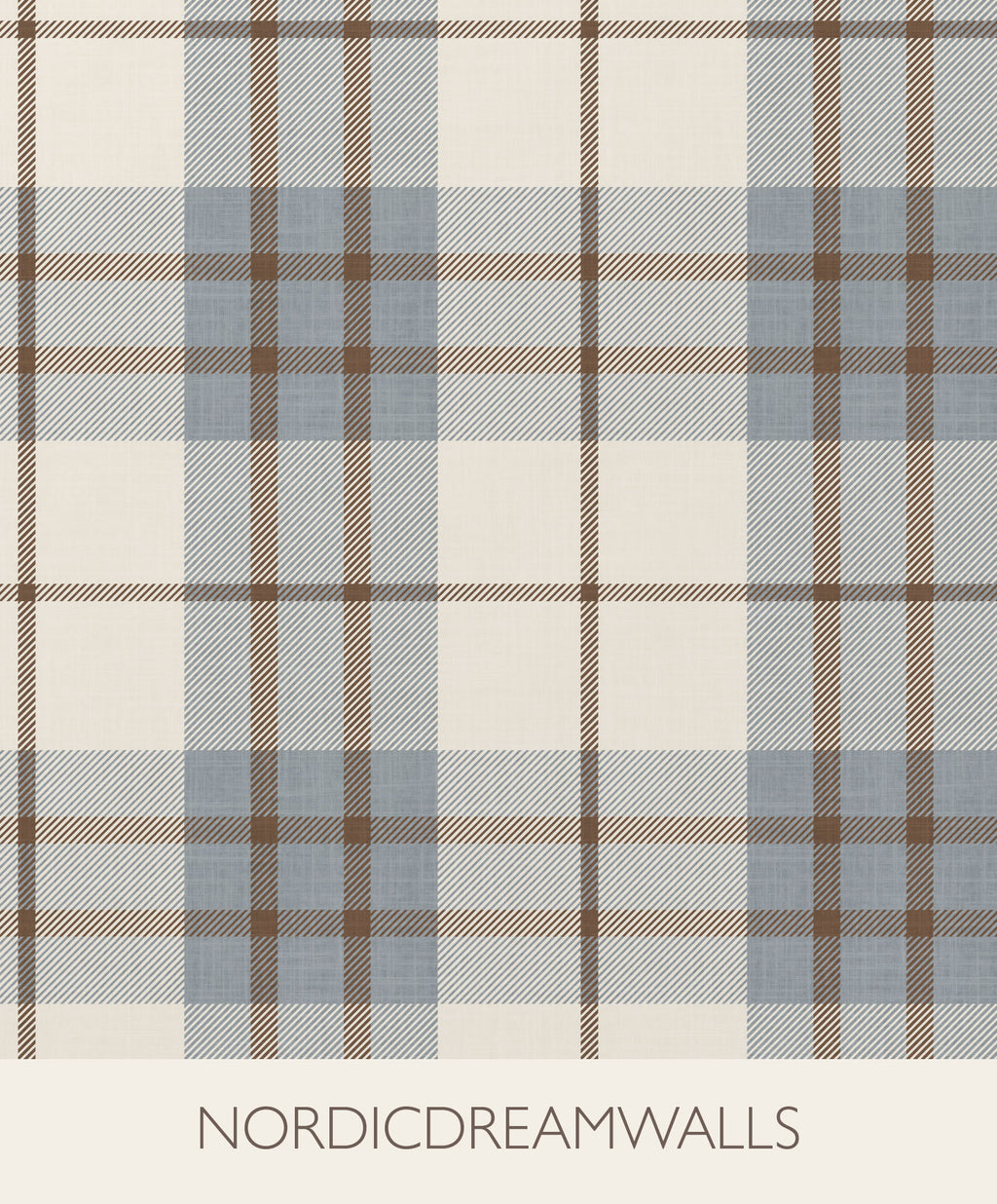 Rustic Boy Nursery Plaid Wallpaper