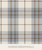 Rustic Boy Nursery Plaid Wallpaper
