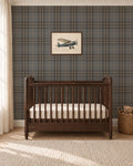 Moody blue traditional tartan plaid