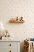 Blue dainty floral Wallpaper for nurseries