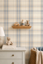 Cozy Cottage tartan Plaid Wallpaper