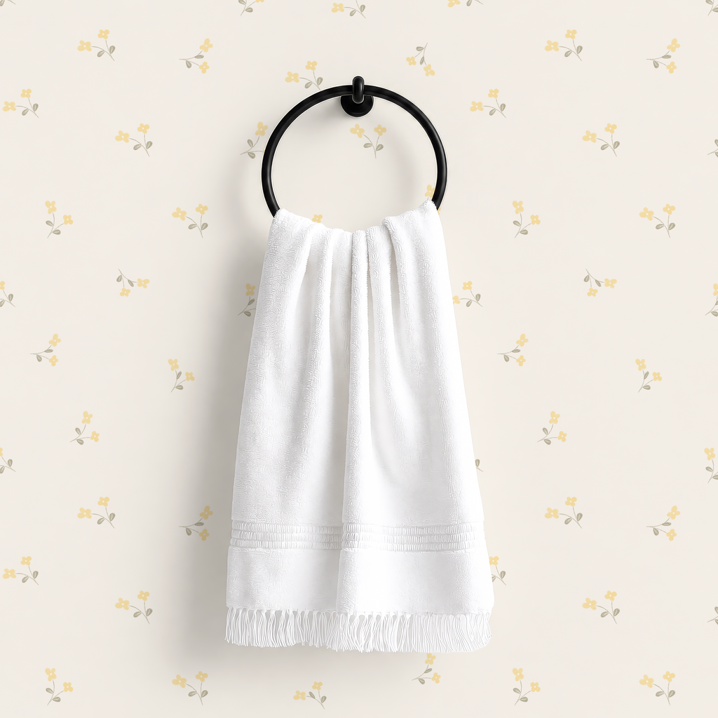 Yellow Ditsy Wildflower Wallpaper for Girl Baby Rooms