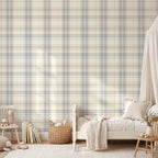 Cozy Cottage tartan Plaid Wallpaper