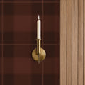 Cozy Wine red tartan plaid wallpaper