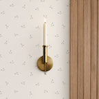 Blue dainty floral Wallpaper for nurseries